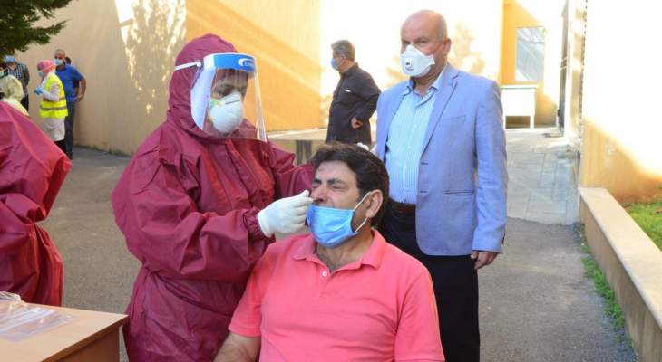 فريق مستشفى سبلين الحكومي يجري 355 فحص PCR في قرى إقليم الخروب