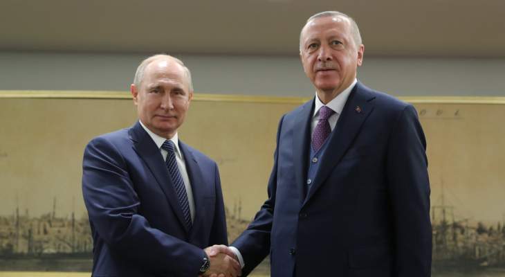 اردوغان التقى بوتين بإسطنبول قبيل افتتاح مشروع خط أنابيب السيل التركي