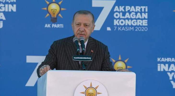 اردوغان: سمعت من رئيس أذربيجان أخبارا جيدة بشأن قره باغ والنصر يقترب 