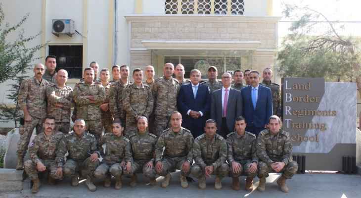 دورة عسكرية لجهاز مكافحة التهريب في "الريجي" في مدرسة أفواج الحدود البرية التابعة للجيش اللبناني
