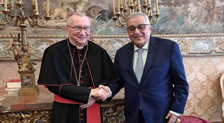 بوحبيب التقى بارولين وغالاغير وتبلّغ موقف الفاتيكان الداعم لإجراء انتخابات رئاسية بأقرب فرصة