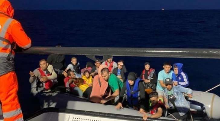 خفر السواحل التركي أنقذ 188 مهاجرًا غير نظامي قبالة سواحل ولايتي إزمير وموغلا