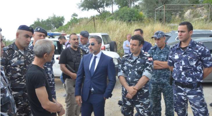 المحامي العام الإستئنافي في جبل لبنان اشرف على تمثيل جريمة بسابا- الشوف