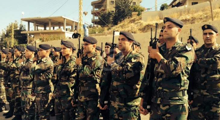 الجيش: بدء تنفيذ تدابير أمنية مشددة في مختلف المناطق بمناسبة الاعياد 