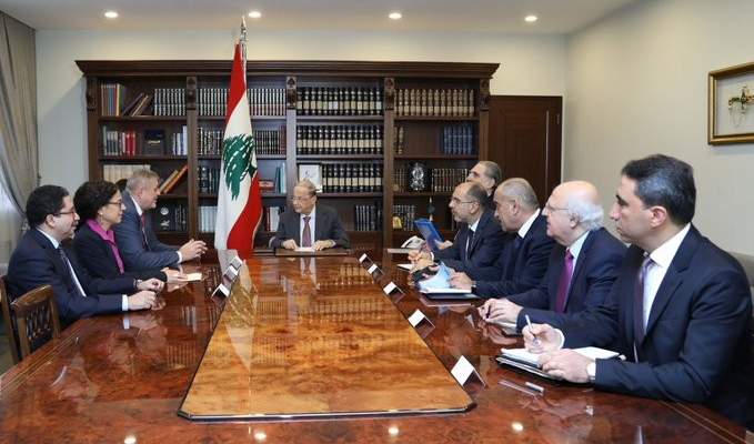 الرئيس عون عرض مع كوبيتش لنتائج مؤتمر مجموعة الدعم من أجل لبنان والتقى مندوبي مؤسسات دولية