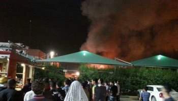 وفاة 5 زوار إيرانيين إثر حريق بفندق في مدينة كربلاء العراقية