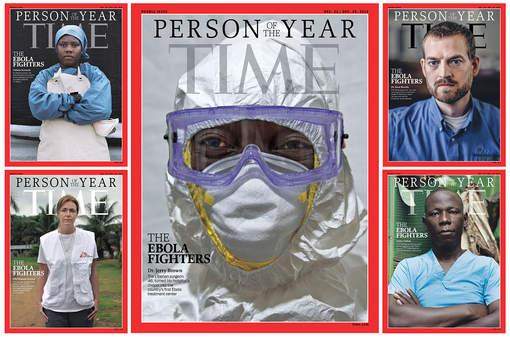 &quot;التايمز&quot; اختارت أطباء وممرضات يكافحون الايبولا كـ&quot;شخصية عام 2014&quot;