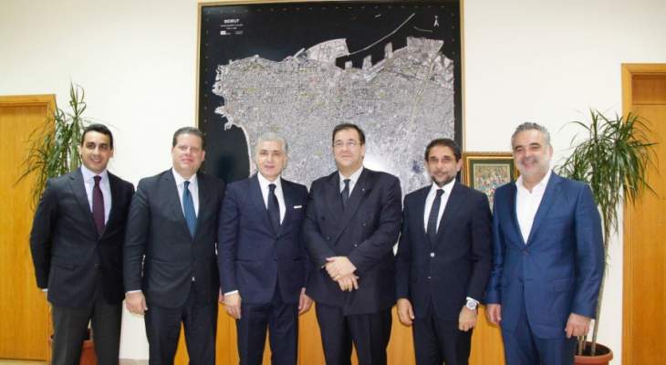 رئيس مجلس بلدية بيروت استقبل السفير الفرنسي برونو فوشيه 
