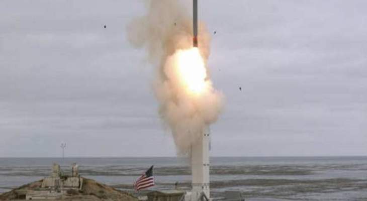 الدفاع الاميركية تعلن إجراء تجربة على صاروخ تقليدي متوسط المدى