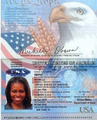 قراصنة الانترنت سطو على البيت الأبيض ونسخوا جواز سفر زوجة أوباما