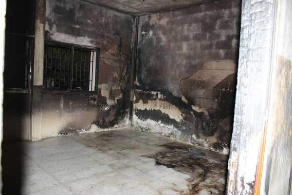 مجهولون أضرموا النار في مدرسة في رأس العين في بعلبك