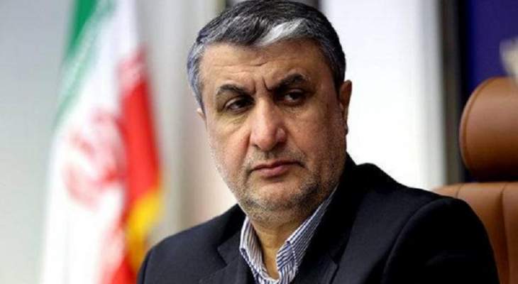 رئيس هيئة الطاقة الذرية الايرانية: الوكالة الدولية يجب ألا تصبح ألعوبة بيد الجماعات الإرهابية