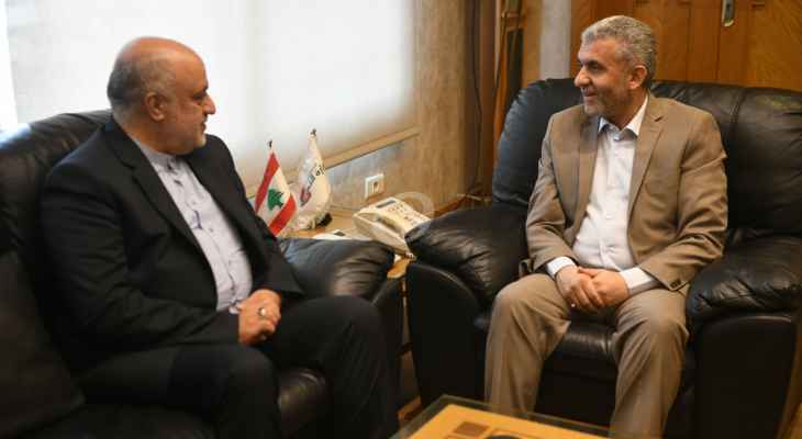 بيرم عرض مع السفير الإيراني العلاقات الثنائية بين البلدين: منفتحون على كل التجارب في العالم