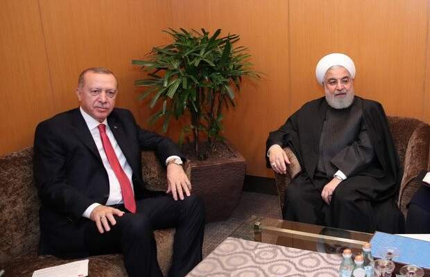 روحاني بحث مع اردوغان بالعلاقات الثنائية: للتعاون مع حكومة سوريا لطرد الإرهابيين من إدلب