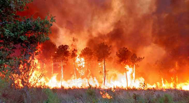 وصول الحرائق إلى حقول الحبوب في إسبانيا