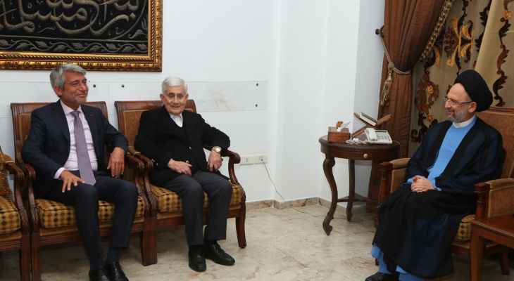 السيد فضل الله التقى فياض وأفرام: لضرورة ان يبقى لبنان واحة للحرية والتعبير