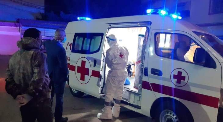 النشرة: نقل مريضة من صيدا الى مستشفى بيروت الحكومي للاشتباه باصابتها بعوارض الكورونا