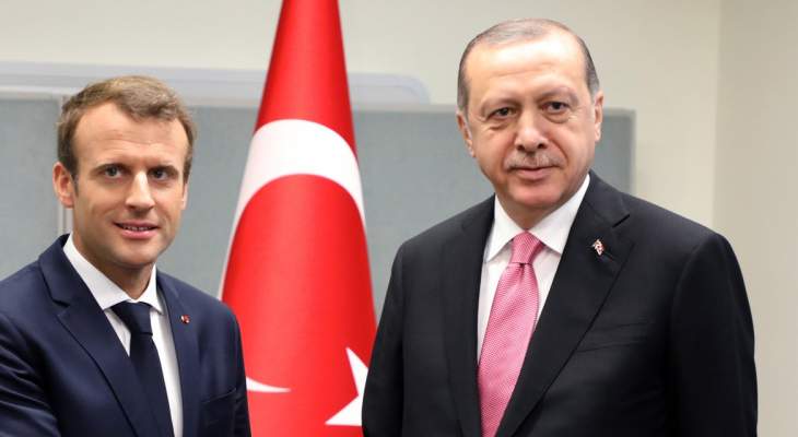 اردوغان وماكرون بحثا بالعلاقات الثنائية والمستجدات في ليبيا وسوريا 
