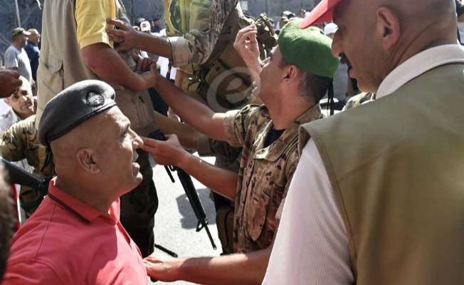 العسكريون المتقاعدون طالبوا خلال اعتصام في رياض الصلح بتثبيت صيرفة على 28500 ليرة