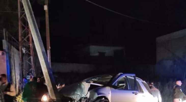 "النشرة": اصابتان جراء حادث سير على طريق عام شوكين - ميفدون