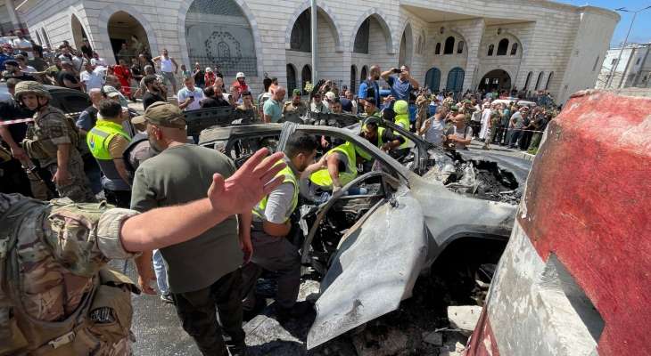 "النشرة": شهيد في غارة إسرائيلية استهدفت سيارة بمنطقة الفيلات في صيدا