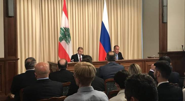   لافروف: علينا ابعاد لبنان عن تأثيرات الأزمة السورية 