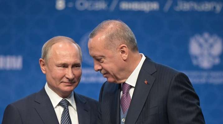 الكرملين: بوتين وأردوغان ناقشا هاتفيًا ضمانات أمن روسيا وقضايا التسوية في سوريا وليبيا
