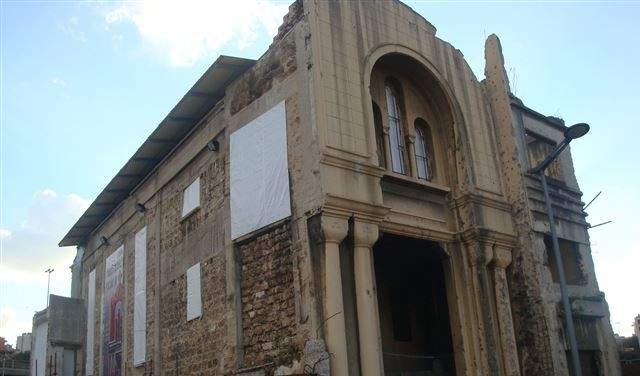 اطلاق ورشة ترميم كنيسة مار منصور المهدمة في وسط بيروت