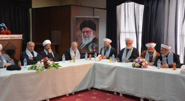 حزب الله ومركز الإمام الخميني نظما لقاءً إسلامياً مسيحياً نصرة للقدس 