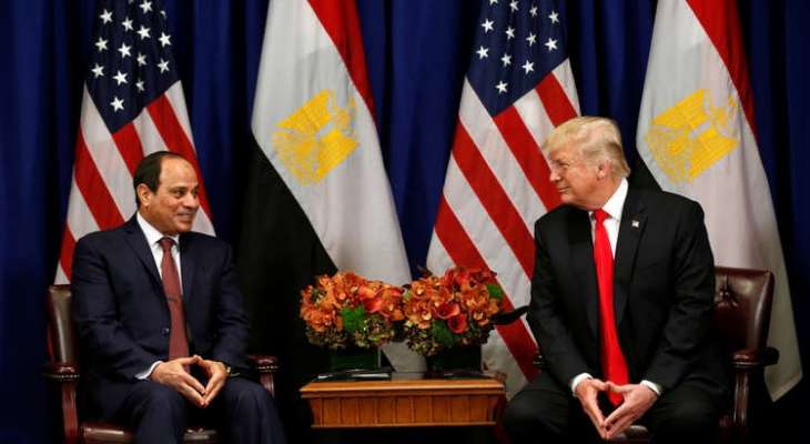 ترامب: سننظر بالتأكيد في استئناف المساعدات العسكرية لمصر