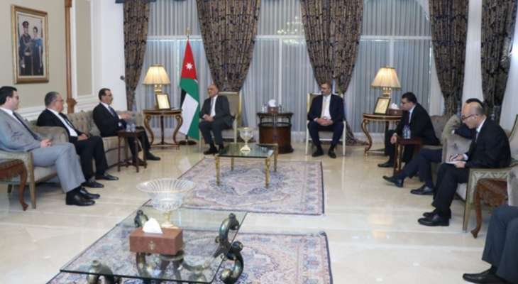 اجتماع بين رئيس الحكومة الأردنية ووزراء الزراعة في لبنان وسوريا والعراق