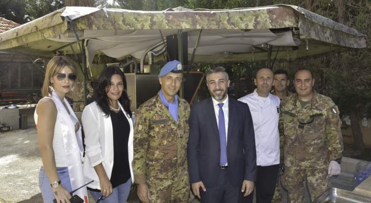 الكتيبة الايطالية شاركت في افتتاح العام الدراسي للجامعة اللبنانية الدولية في صور