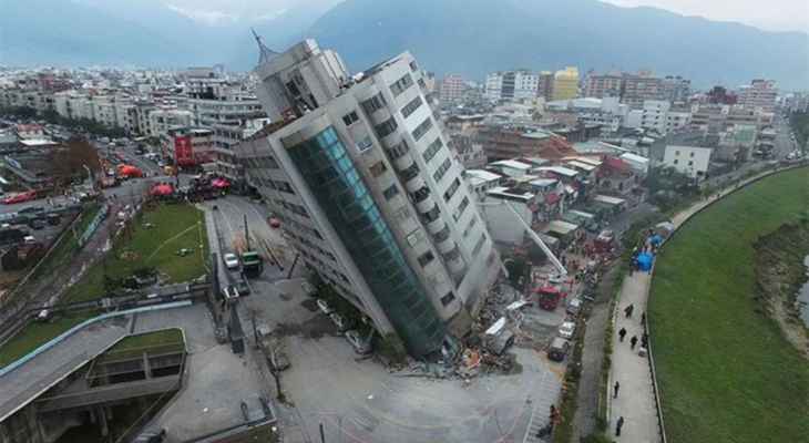 زلزال بقوة 7.2 درجة يضرب قبالة ساحل تايوان الشرقي وتحذيرات يابانية من "تسونامي"