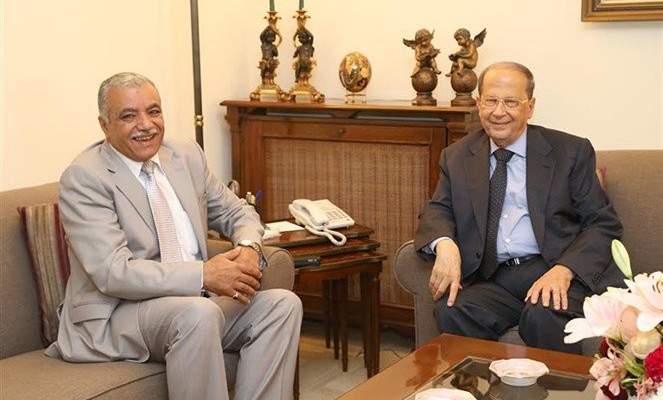 عون التقى السفير العراقي الجديد في لبنان 