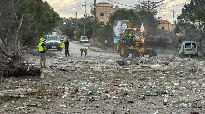 "النشرة": شهيدان نتيجة غارة إسرائيلية استهدفت حي المرج في بلدة أنصار