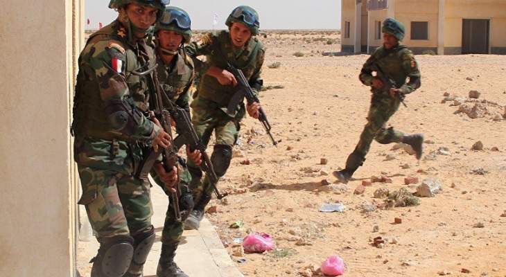 الجيش المصري يعلن إحباط هجوم إرهابي على حاجز أمني في سيناء