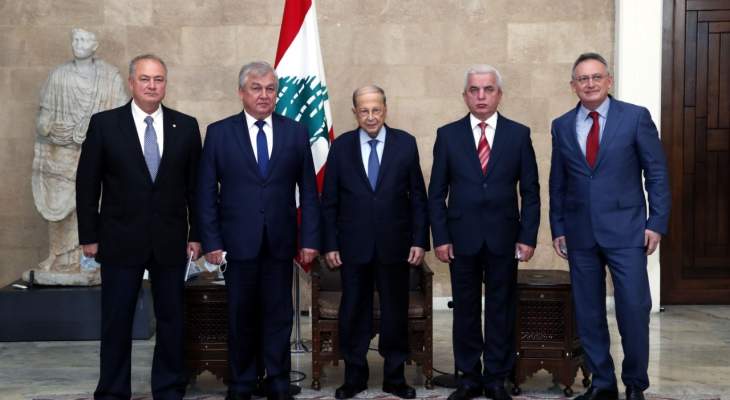 الرئيس عون: نتطلع الى إيجاد حل سريع يحقق عودة النازحين السوريين الى بلادهم