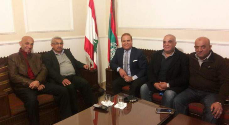 أسامة سعد يستقبل رئيس نادي شباب لبنان المقيم والمغترب في أميركا 