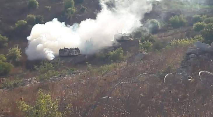 النشرة: دبابتان اسرائيليتان من نوع ميركافا خرقتا السياج التقني قبالة ميس الجبل