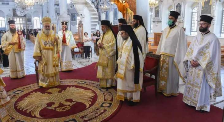 يازجي ترأس قداس العنصرة في الكاتدرائية المريمية في دمشق