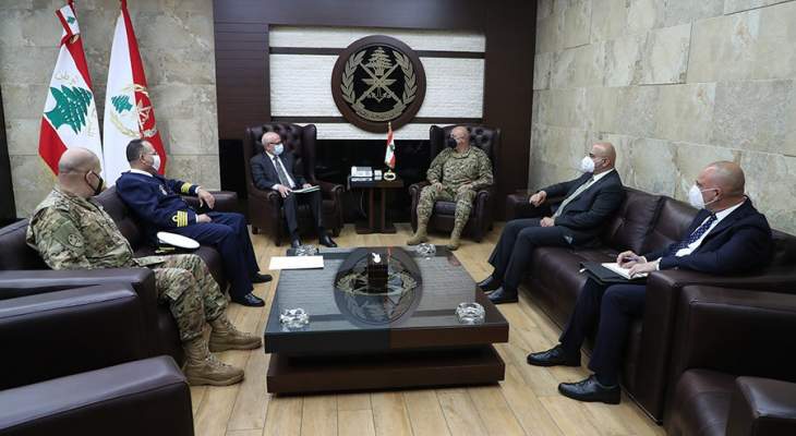 قائد الجيش التقى سفير المغرب وشكر ملك بلاده على الهبة المقدمة للمؤسسة واللبنانيين
