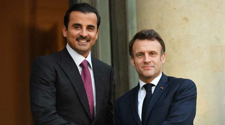 أمير قطر سيزور باريس الثلثاء والأربعاء المقبلين لإجراء محادثات مع ماكرون بشأن غزة