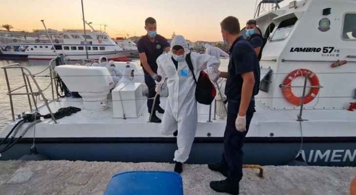 البحرية اليونانية تواصل البحث عن مهاجرين غرق زورقهم قرب جزيرة رودس