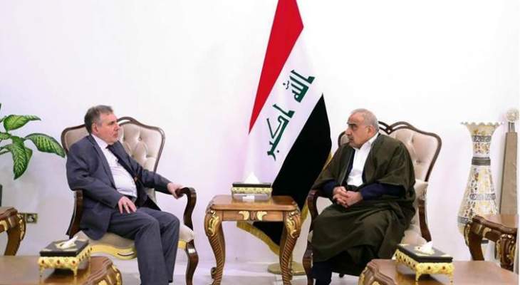 عبد المهدي وعلاوي بحثا بتطورات الأوضاع وجهود تشكيل الحكومة العراقية