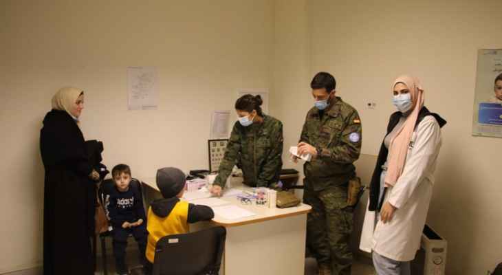 كشف طبي وأدوية مجانية من الكتيبة الاسبانية لمركز رفيق الحريري للرعاية الاولية