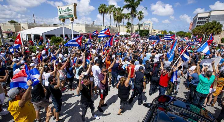 توقيف حوالى مئة شخص بعد تظاهرات الأحد في كوبا