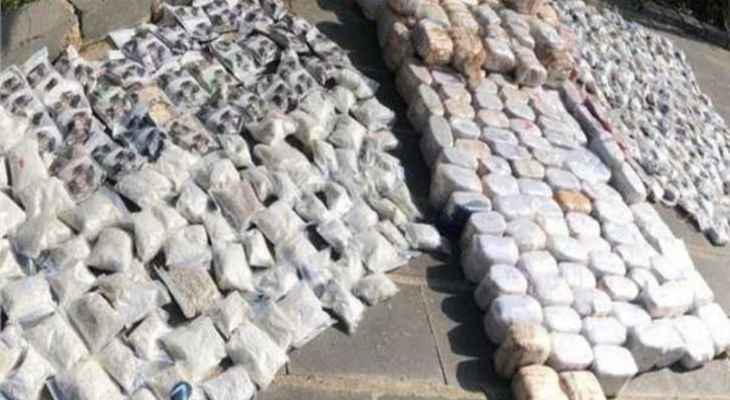 الداخلية المصرية: إحباط محاولة تهريب 10 أطنان من المواد المخدرة بالسويس