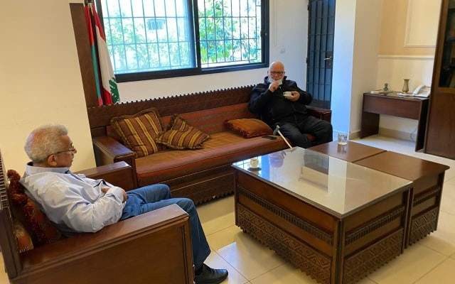 سعد بحث مع رئيس بلدية صيدا الأوضاع الصحية والمعيشية في ظل التعبئة العامة