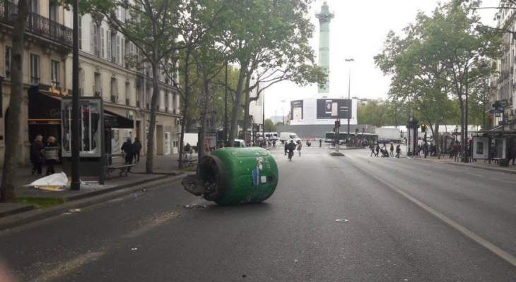 شرطة فرنسا تفرق احتجاجات على وصول لوبان للجولة الثانية من الانتخابات