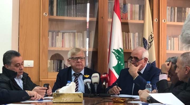 السفير الروسي في لبنان ألكسندر زاسبكين: يجب اتاحة الفرصة أمام الحكومة الجديدة